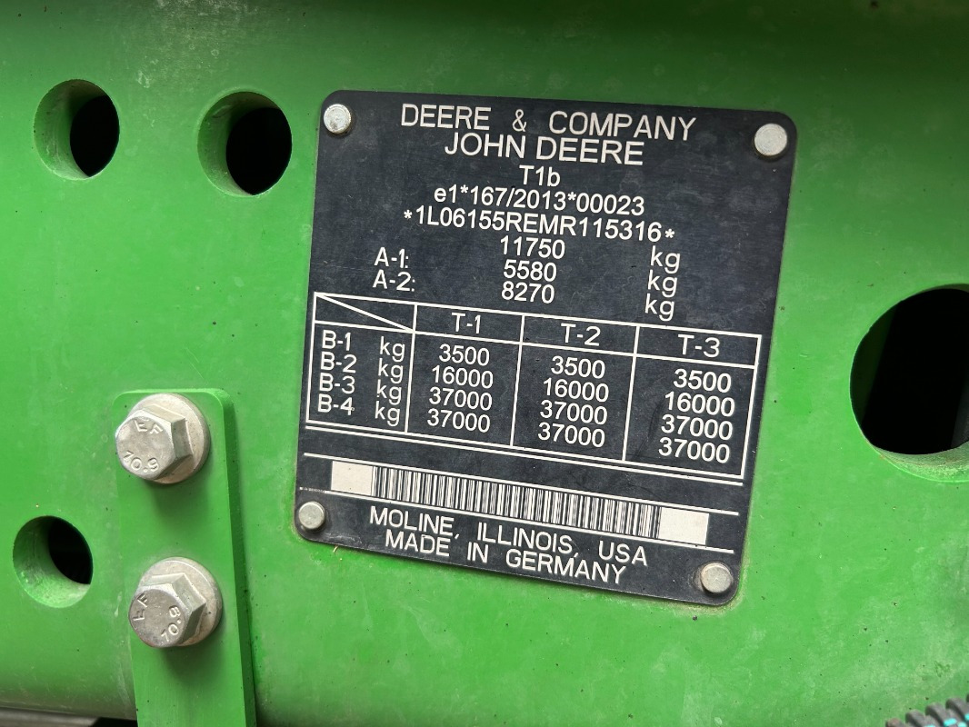 John Deere 6155R - Trator: foto 4 John Deere 6155R - Trator: foto 4