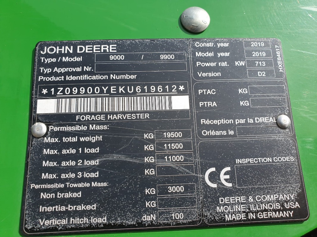 John Deere 9900 - Colheitadeira: foto 2 John Deere 9900 - Colheitadeira: foto 2