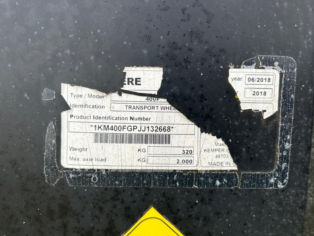 Kemper 400F Zusatzfahrwerk - Plataforma para colher milho: foto 3 Kemper 400F Zusatzfahrwerk - Plataforma para colher milho: foto 3