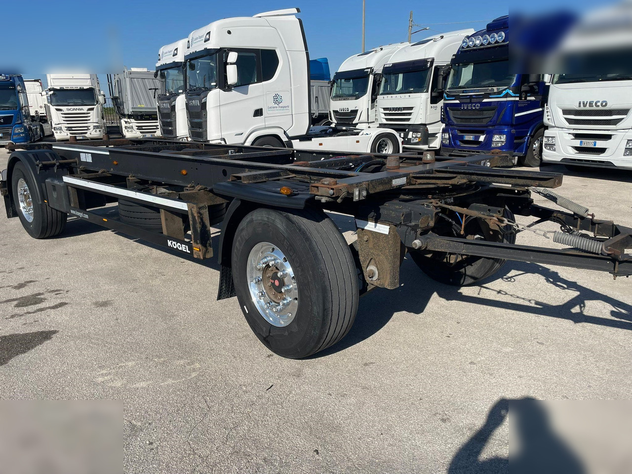 KÖGEL  - Reboque transportador de contêineres/ Caixa móvel: foto 2 KÖGEL  - Reboque transportador de contêineres/ Caixa móvel: foto 2