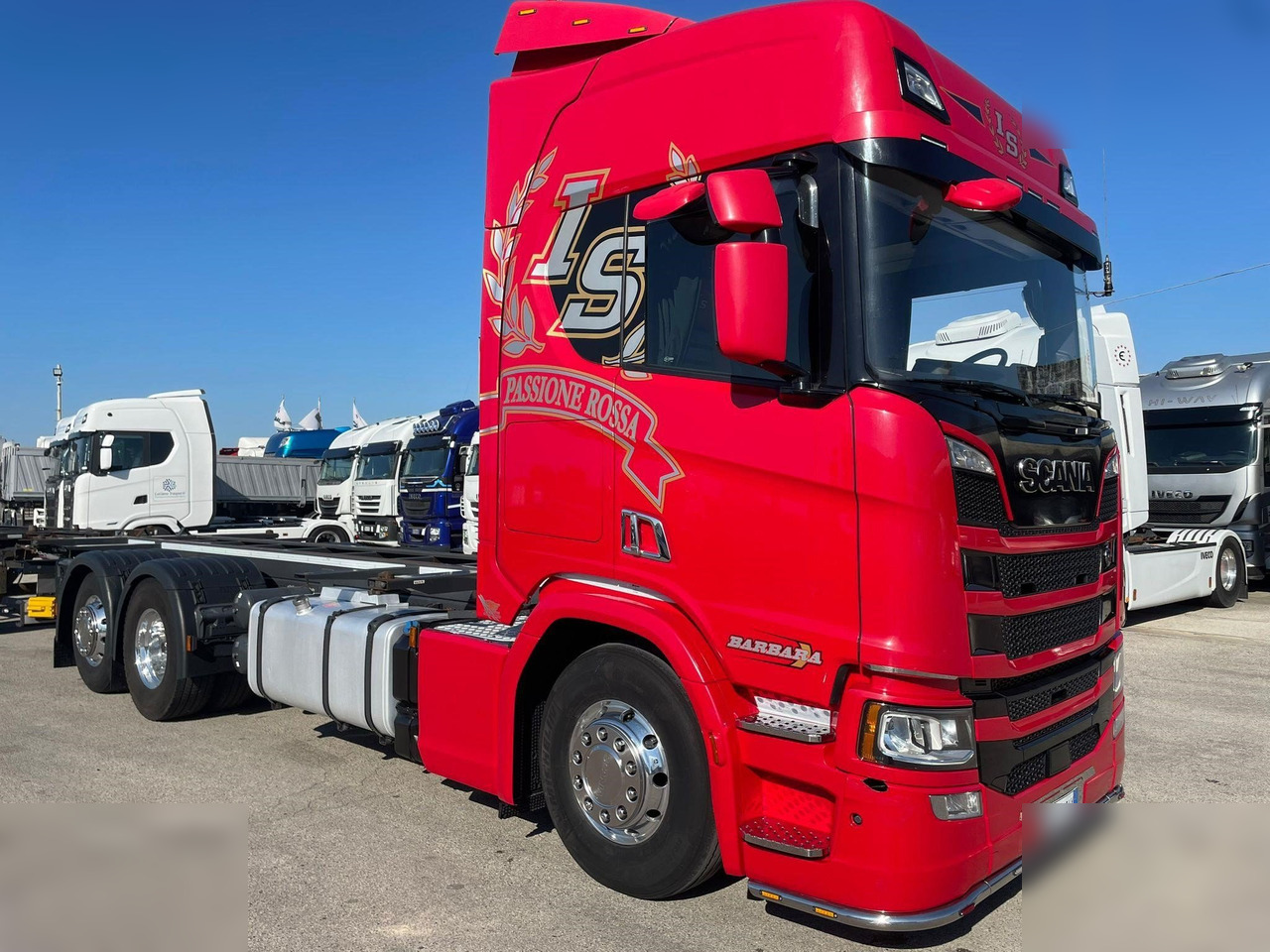 SCANIA R450 - Caminhão transportador de contêineres/ Caixa móvel: foto 1 SCANIA R450 - Caminhão transportador de contêineres/ Caixa móvel: foto 1