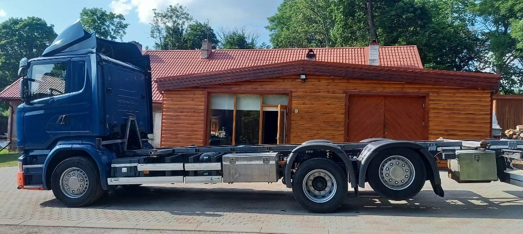 Caminhão transportador de contêineres/ Caixa móvel Scania R 490 LB, 6x2*4, EURO 6, 360 KW: foto 8