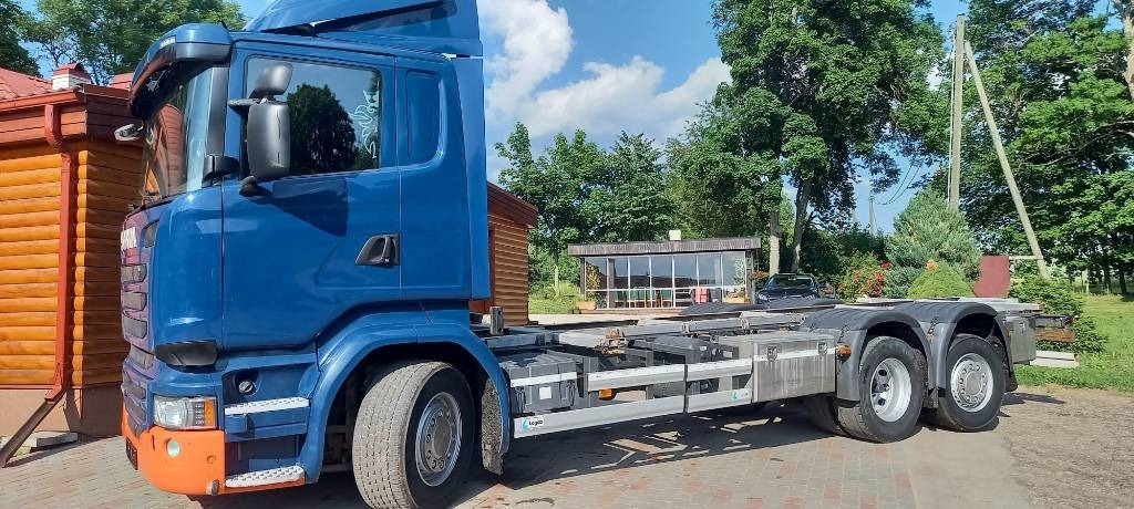 Scania R 490 LB, 6x2*4, EURO 6, 360 KW - Caminhão transportador de contêineres/ Caixa móvel: foto 4 Scania R 490 LB, 6x2*4, EURO 6, 360 KW - Caminhão transportador de contêineres/ Caixa móvel: foto 4