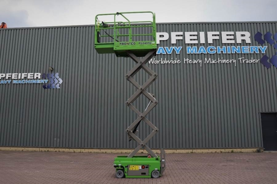 Plataforma de Tijera/ Plataforma de tesoura Fronteq FS0407E New, CE Declaration, 6m Working He: foto 8
