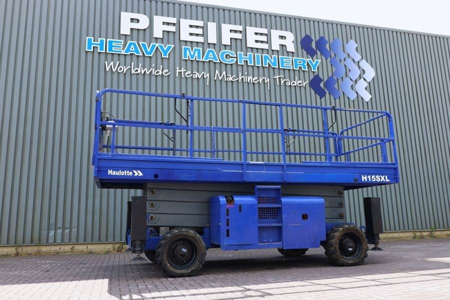 Haulotte H15SXL Diesel, 4x4 Drive, 15m Working Height, 500k - Plataforma de Tijera/ Plataforma de tesoura: foto 1 Haulotte H15SXL Diesel, 4x4 Drive, 15m Working Height, 500k - Plataforma de Tijera/ Plataforma de tesoura: foto 1