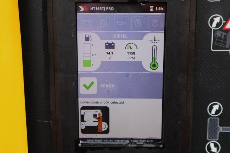 Haulotte HT16RTJ PRO NEW / UNUSED, Guarantee! Diesel, 4x4x4 - Plataforma telescópica: foto 5 Haulotte HT16RTJ PRO NEW / UNUSED, Guarantee! Diesel, 4x4x4 - Plataforma telescópica: foto 5