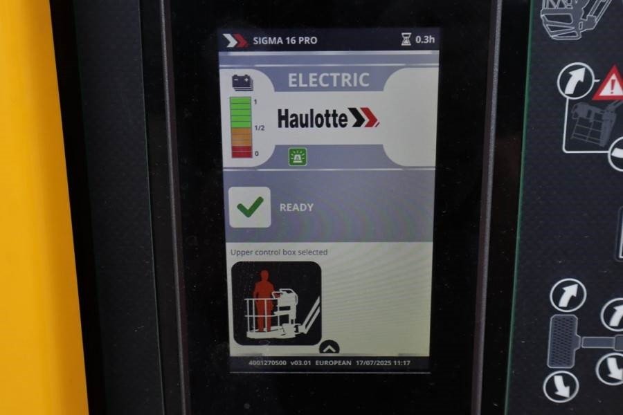 Haulotte SIGMA 16PRO NEW / UNUSED, Valid Inspection, *Guara - Plataforma articulada: foto 5 Haulotte SIGMA 16PRO NEW / UNUSED, Valid Inspection, *Guara - Plataforma articulada: foto 5