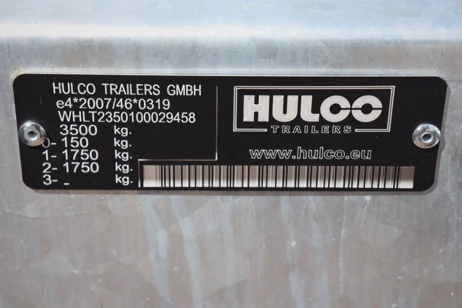 Hulco Terrax-2 3500kg 2 Axel Trailer, 2.770 kg Capacity, - Reboque porta máquinas: foto 5 Hulco Terrax-2 3500kg 2 Axel Trailer, 2.770 kg Capacity, - Reboque porta máquinas: foto 5