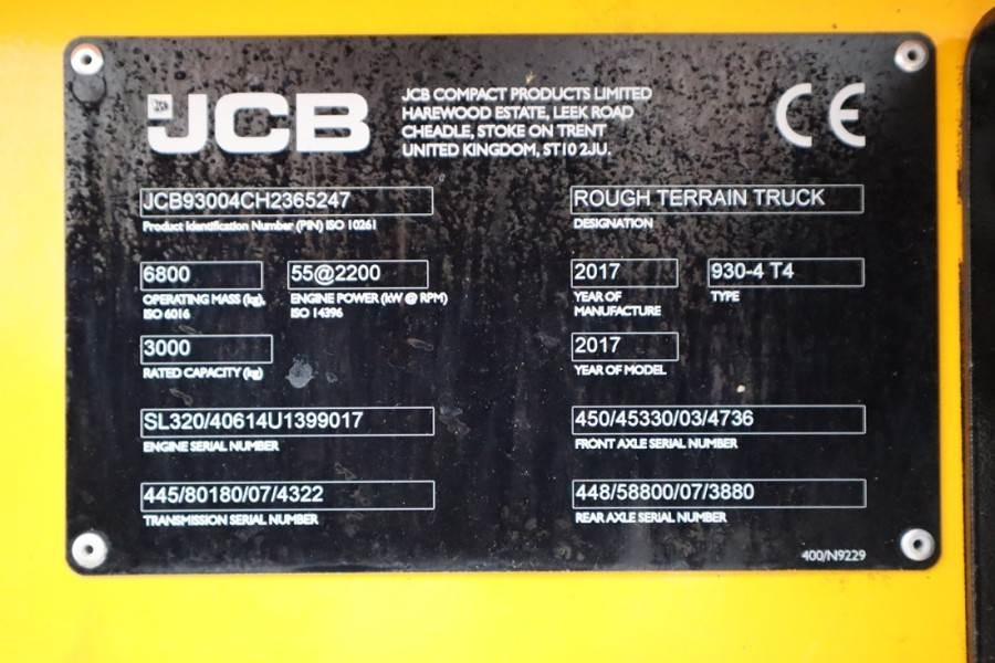 Empilhador todo-o-terreno JCB 930-4 T4 Valid inspection, *Guarantee! Diesel, 4x4: foto 6