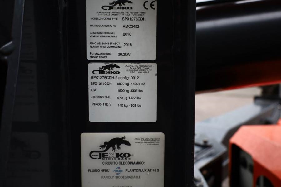 Jekko SPX1275CDH Valid inspection, *Guarantee! Diesel/El - Guindaste sobre esteiras: foto 5 Jekko SPX1275CDH Valid inspection, *Guarantee! Diesel/El - Guindaste sobre esteiras: foto 5