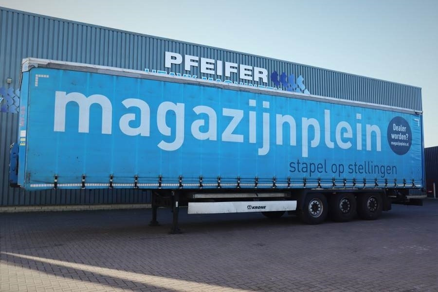 Krone SD Dutch Registration, 3-Axle, Lift Axle, Air Susp - Reboque de lona: foto 1 Krone SD Dutch Registration, 3-Axle, Lift Axle, Air Susp - Reboque de lona: foto 1