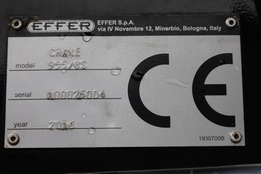 Grua todo o terreno Volvo FH460 Globetrotter / EFFER 955 8S Euro 6, Valid In: foto 7