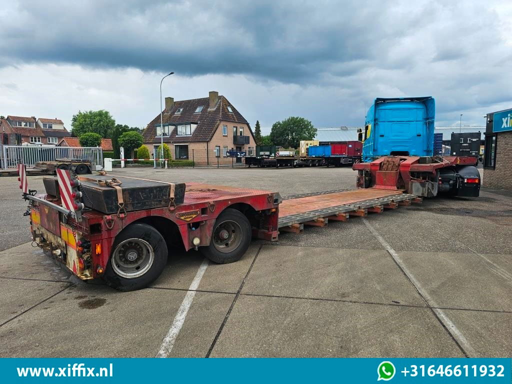 Broshuis 2-ass. Dubbel 2x uitschuifbare dieplader met afneembare nek / 2x gestuu - Semireboque baixa: foto 4 Broshuis 2-ass. Dubbel 2x uitschuifbare dieplader met afneembare nek / 2x gestuu - Semireboque baixa: foto 4