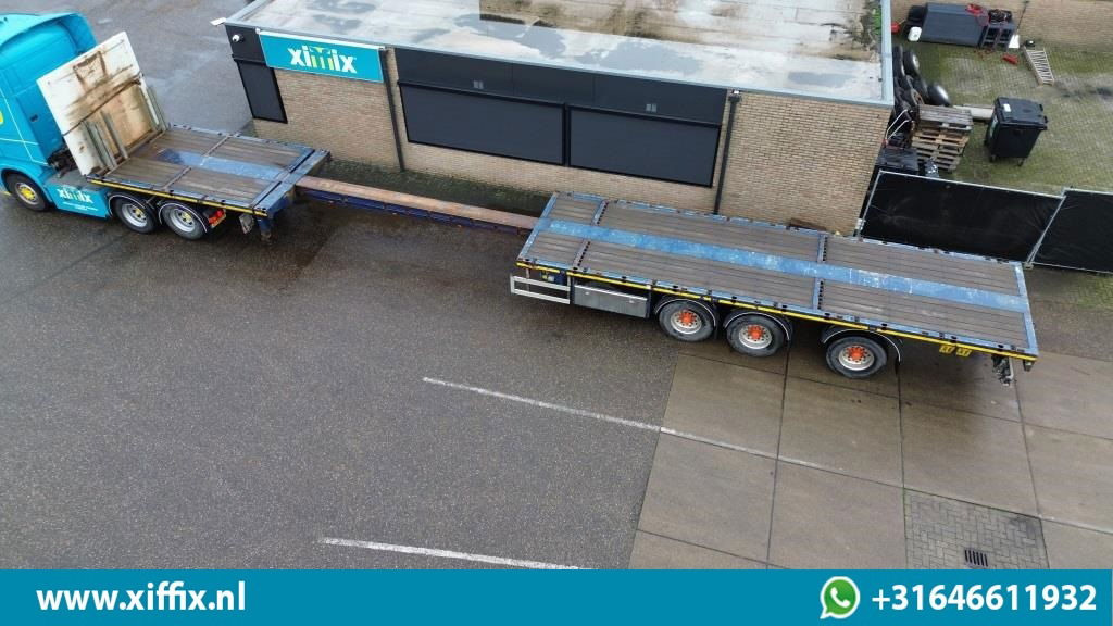 Doll 3-ass. Vlakke uitschuifbare oplegger / Naloop gestuurd - Semi-reboque plataforma/ Caixa aberta: foto 2 Doll 3-ass. Vlakke uitschuifbare oplegger / Naloop gestuurd - Semi-reboque plataforma/ Caixa aberta: foto 2