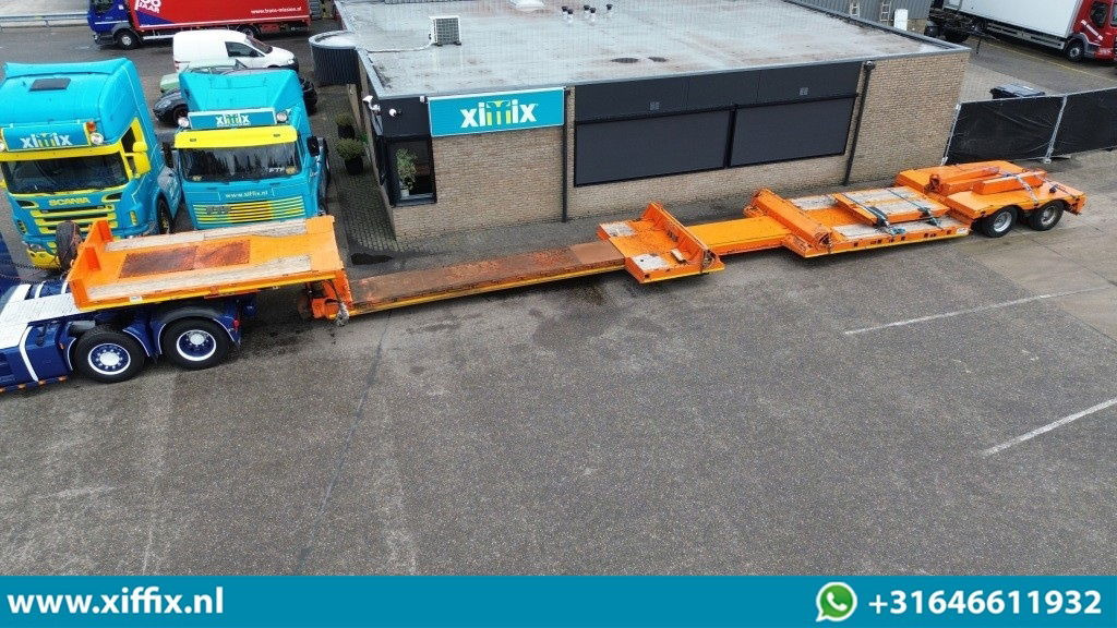 Faymonville 2-ass. Uitschuifbare dieplader met afneembare zwanenhals / 2x gestuurd - Semireboque baixa: foto 1 Faymonville 2-ass. Uitschuifbare dieplader met afneembare zwanenhals / 2x gestuurd - Semireboque baixa: foto 1