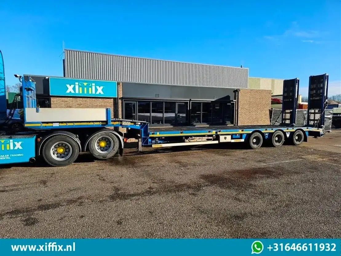 Faymonville 3-ass. Semi dieplader met dubbele hydr. Kleppen en hydr. Verstelbare - Semireboque baixa: foto 5 Faymonville 3-ass. Semi dieplader met dubbele hydr. Kleppen en hydr. Verstelbare - Semireboque baixa: foto 5