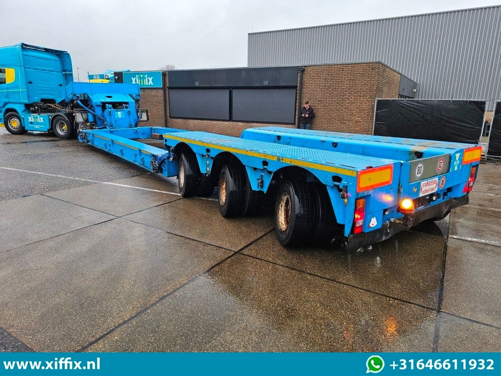 Faymonville 3-ass. Uitschuifbare dieplader met afn. Nek / Hydr. Verbreedbaar / 3x gestuurd - Semireboque baixa: foto 4 Faymonville 3-ass. Uitschuifbare dieplader met afn. Nek / Hydr. Verbreedbaar / 3x gestuurd - Semireboque baixa: foto 4