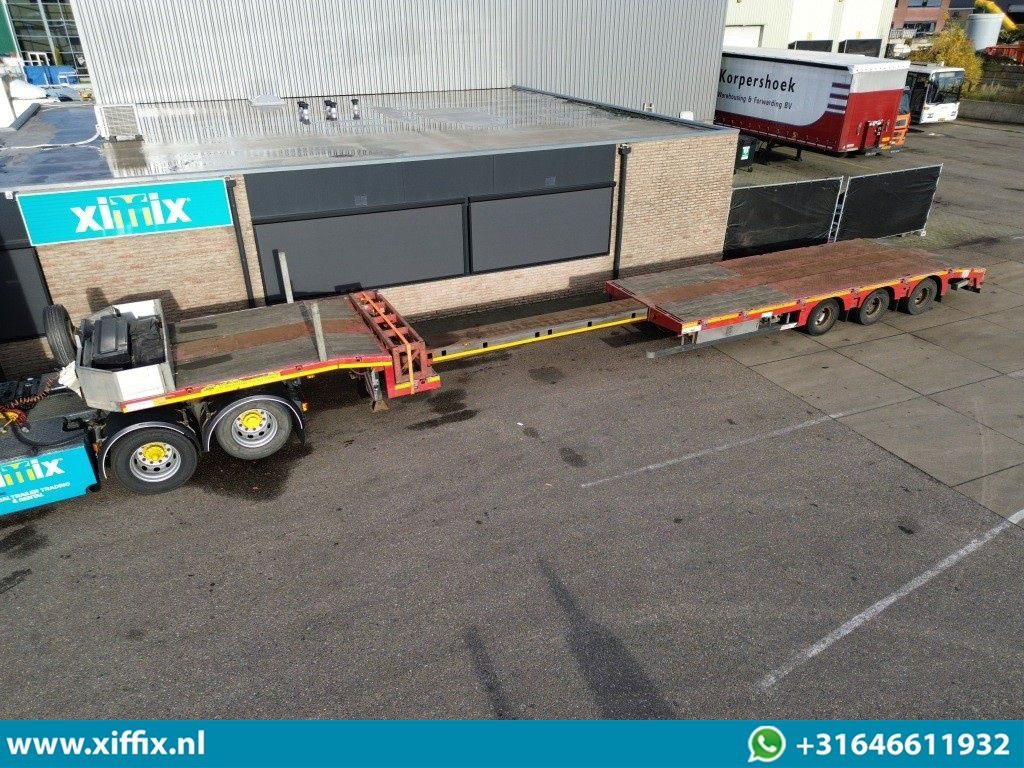 Faymonville 3-ass. Uitschuifbare semi dieplader / Naloop gestuurd - Semireboque baixa: foto 1 Faymonville 3-ass. Uitschuifbare semi dieplader / Naloop gestuurd - Semireboque baixa: foto 1