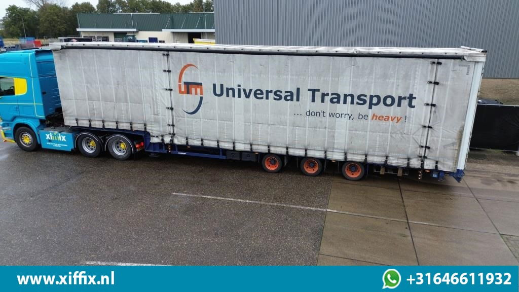 Meusburger 3-ass. Mega Semi dieplader met huifopbouw - Semireboque baixa: foto 2 Meusburger 3-ass. Mega Semi dieplader met huifopbouw - Semireboque baixa: foto 2