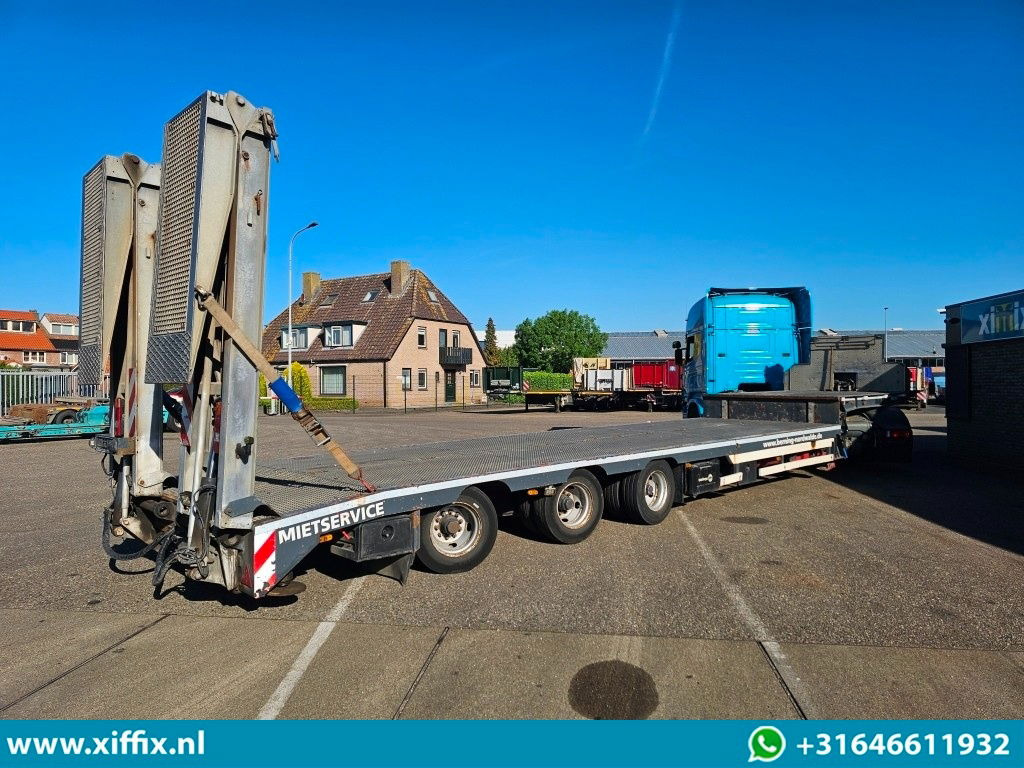 Meusburger 3-ass. Semi dieplader met dubbele hydr. Kleppen en hydr. Verstelbare - Semireboque baixa: foto 4 Meusburger 3-ass. Semi dieplader met dubbele hydr. Kleppen en hydr. Verstelbare - Semireboque baixa: foto 4