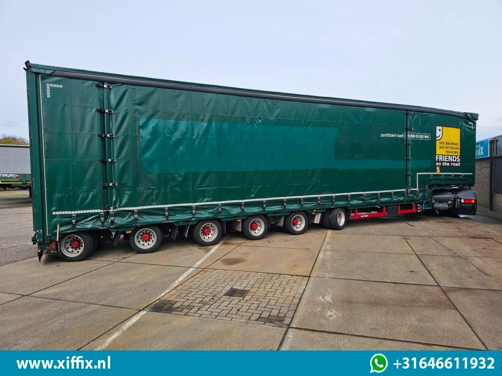 Meusburger 6-ass. Semi dieplader met elektrische huifopbouw / 3x naloop gestuurd - Semireboque baixa: foto 5 Meusburger 6-ass. Semi dieplader met elektrische huifopbouw / 3x naloop gestuurd - Semireboque baixa: foto 5
