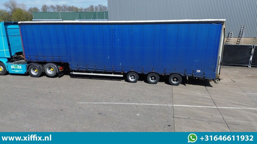 Nooteboom 3-ass. Semi dieplader met huifopbouw / Laadklep - Semireboque baixa: foto 2 Nooteboom 3-ass. Semi dieplader met huifopbouw / Laadklep - Semireboque baixa: foto 2