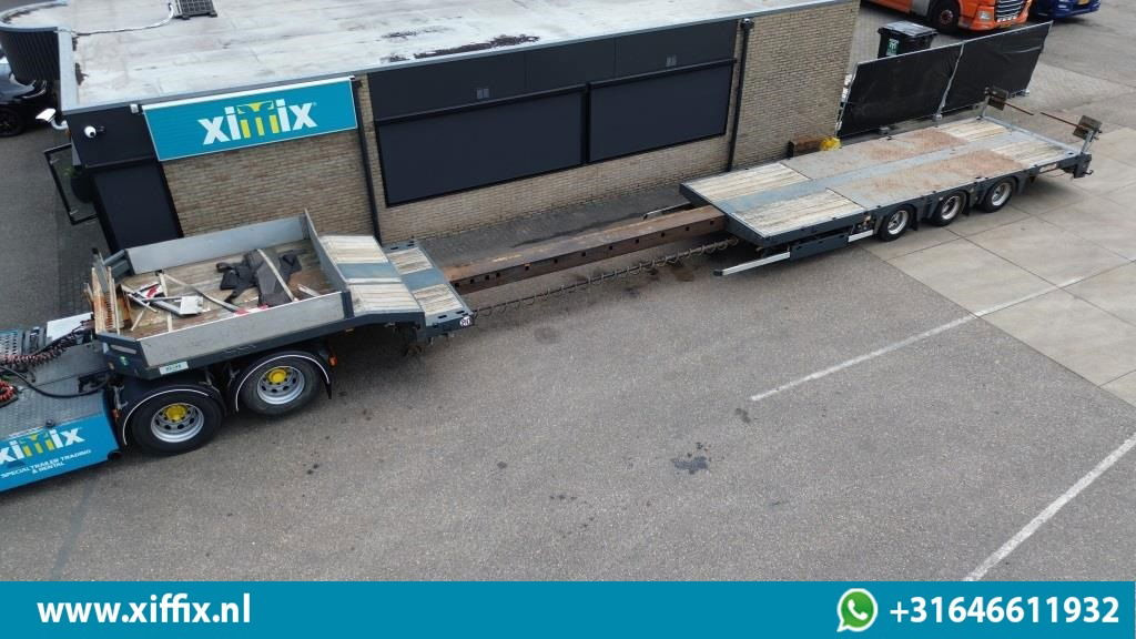 Semireboque baixa Nooteboom 3-ass. Uitschuifbare Semi dieplader / 1x naloop gestuurd: foto 1