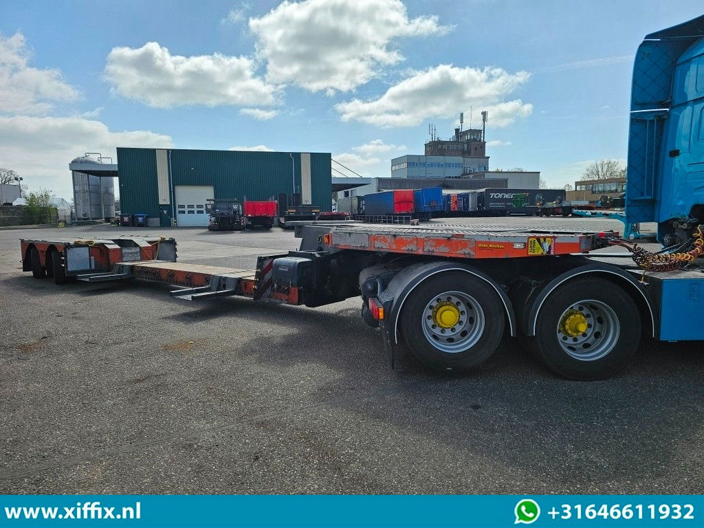 Semireboque baixa RECKER 2-ass. Uitschuifbare dieplader met afneembare zwanenhals / 2x gestuurd: foto 9