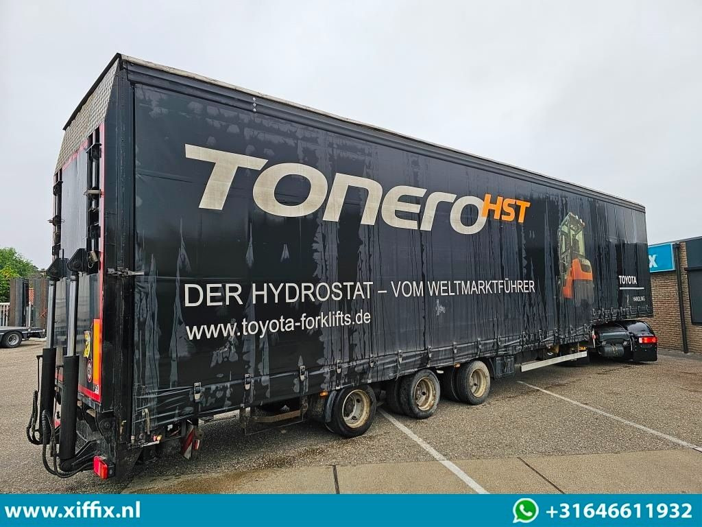 Wiese 3-ass. Semi dieplader met huifopbouw / Wiese 9 tons laadklep - Semireboque baixa: foto 4 Wiese 3-ass. Semi dieplader met huifopbouw / Wiese 9 tons laadklep - Semireboque baixa: foto 4