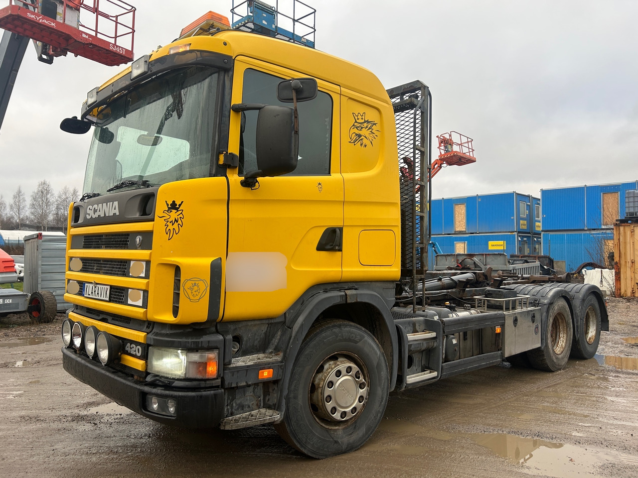 Scania R124GB6X2 - Caminhão polibenne: foto 1 Scania R124GB6X2 - Caminhão polibenne: foto 1