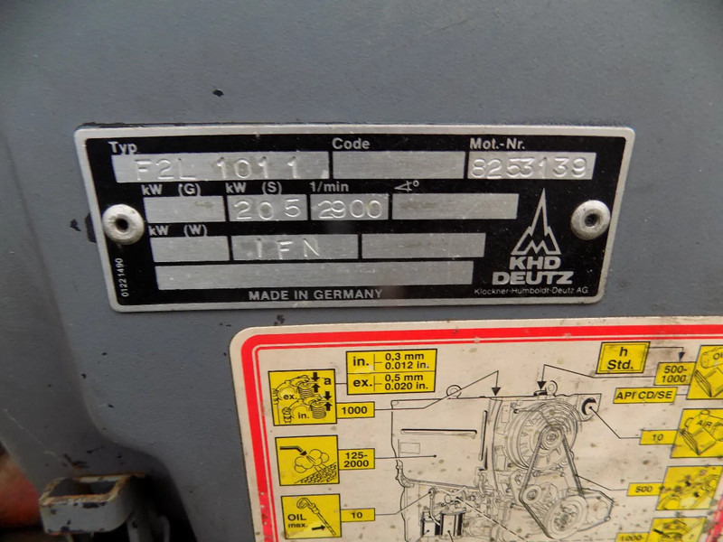 Ingersoll Rand compressor deutz typ 1011 met tandem aanhanger - Compressor de ar: foto 5 Ingersoll Rand compressor deutz typ 1011 met tandem aanhanger - Compressor de ar: foto 5