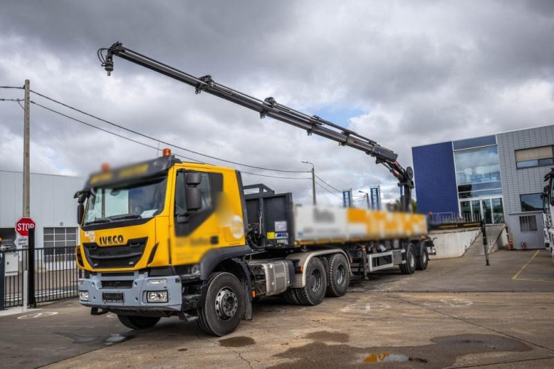Iveco TRAKKER 450-6X4-BIG AXLES - Camião de caixa aberta/ Plataforma, Caminhão grua: foto 1 Iveco TRAKKER 450-6X4-BIG AXLES - Camião de caixa aberta/ Plataforma, Caminhão grua: foto 1