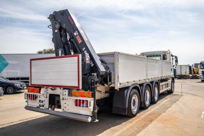 Camião de caixa aberta/ Plataforma, Caminhão grua MAN TGS 35.420 BL-8x4-4+HIAB 188 E-2: foto 6