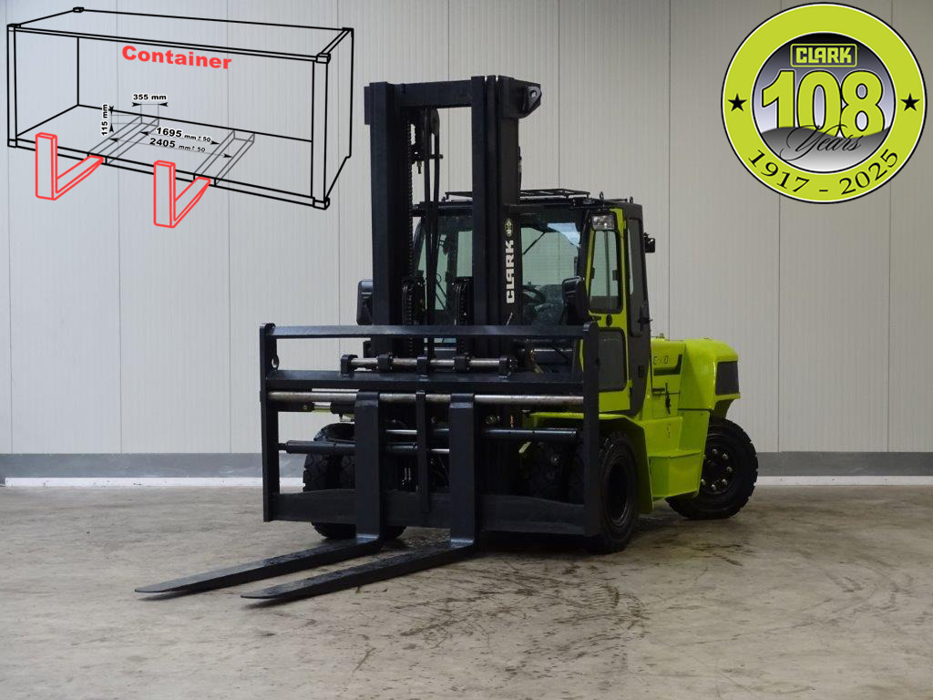 Clark C80D900 - TRIPLEX - DEMO - Empilhadeira a diesel: foto 1 Clark C80D900 - TRIPLEX - DEMO - Empilhadeira a diesel: foto 1