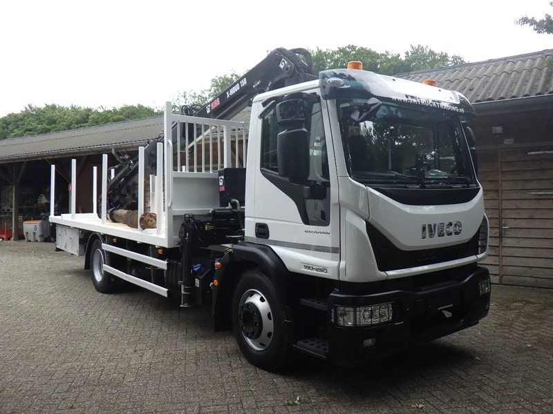 Iveco EuroCargo 140 250 / 6 cilinder / Manual / Bladgeveerd / Hiab X-HIDUO 158 / Radiografisch / Drilling / Winch - Caminhão grua: foto 2 Iveco EuroCargo 140 250 / 6 cilinder / Manual / Bladgeveerd / Hiab X-HIDUO 158 / Radiografisch / Drilling / Winch - Caminhão grua: foto 2