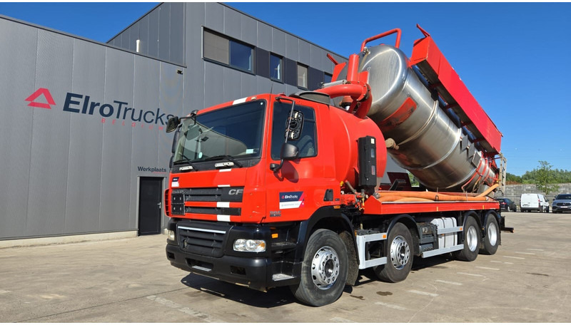 DAF CF 85.360 (IPSAM 18M³ / VACUUM + HIGH PRESSURE WATER / ADR FL - AT - OX / 123.000 KM / MANUAL GEARBOX / EURO 5) - Caminhão limpa fossa: foto 1 DAF CF 85.360 (IPSAM 18M³ / VACUUM + HIGH PRESSURE WATER / ADR FL - AT - OX / 123.000 KM / MANUAL GEARBOX / EURO 5) - Caminhão limpa fossa: foto 1