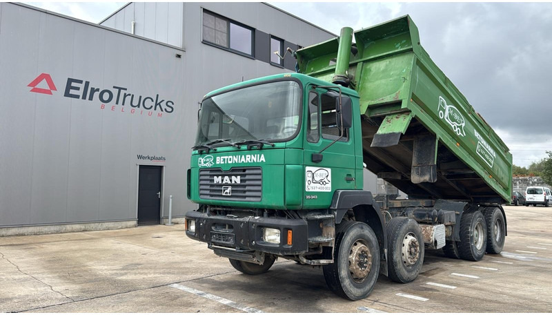MAN 35.343 (LAMES / STEEL SUSP. / 8X4 / GRAND PONT / BIG AXLE) - Caminhão basculante: foto 1 MAN 35.343 (LAMES / STEEL SUSP. / 8X4 / GRAND PONT / BIG AXLE) - Caminhão basculante: foto 1