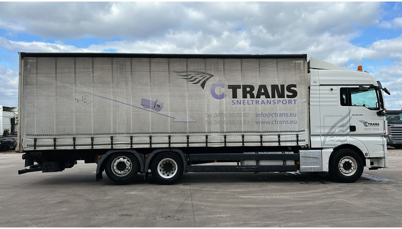 MAN TGX 26.400 (EURO 6 / 6X2 / LIFT / HAYON / BELGIAN TRUCK / GUTE ZUSTAND !! / 8.40 BOX LENGTH) - Caminhão com lona: foto 4 MAN TGX 26.400 (EURO 6 / 6X2 / LIFT / HAYON / BELGIAN TRUCK / GUTE ZUSTAND !! / 8.40 BOX LENGTH) - Caminhão com lona: foto 4