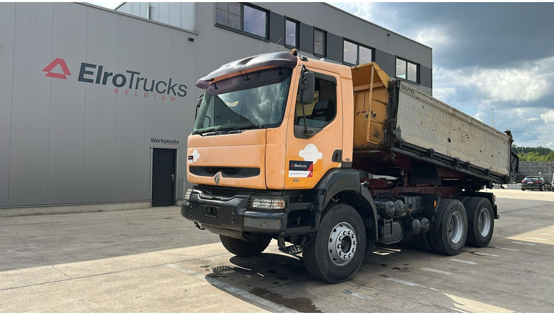 Renault Kerax 385 (POMPE MANUELLE / MANUAL PUMP / 6X4 / LAMES / GRAND PONT) - Caminhão basculante: foto 1 Renault Kerax 385 (POMPE MANUELLE / MANUAL PUMP / 6X4 / LAMES / GRAND PONT) - Caminhão basculante: foto 1