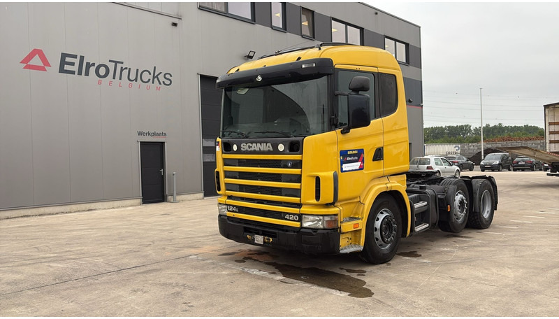 Scania 124-420 (6X2 / 8 TYRES / ORIGINAL TRACTOR UNIT / FRONT STEEL) - Tractor: foto 1 Scania 124-420 (6X2 / 8 TYRES / ORIGINAL TRACTOR UNIT / FRONT STEEL) - Tractor: foto 1