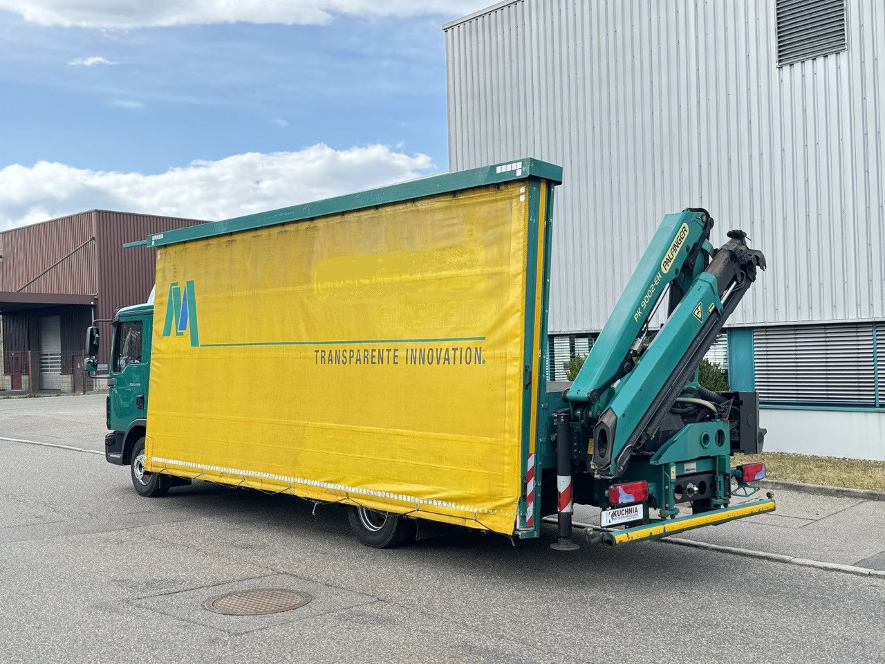 MAN TGL 12.250 Glastransport Kran PK9002 Funk Klima - Caminhão grua: foto 5 MAN TGL 12.250 Glastransport Kran PK9002 Funk Klima - Caminhão grua: foto 5
