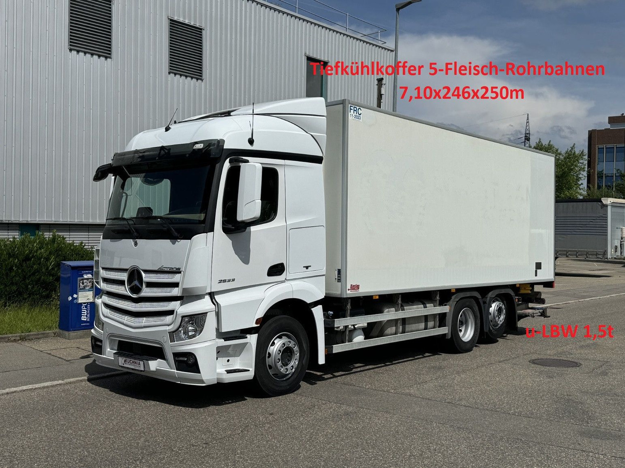 Mercedes-Benz Actros 2533L Tiefkühl 5-Fleisch-Rohrbahnen TKing - Caminhão frigorífico: foto 1 Mercedes-Benz Actros 2533L Tiefkühl 5-Fleisch-Rohrbahnen TKing - Caminhão frigorífico: foto 1