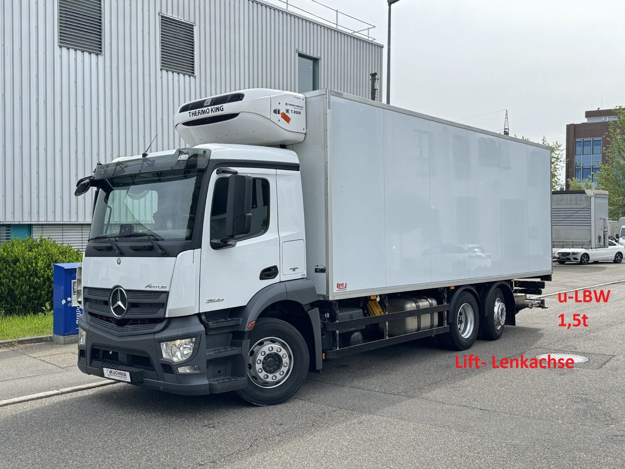 Mercedes-Benz Antos 2533L Kühlkoffer TK T-800R Lenkachse TOP - Caminhão frigorífico: foto 1 Mercedes-Benz Antos 2533L Kühlkoffer TK T-800R Lenkachse TOP - Caminhão frigorífico: foto 1