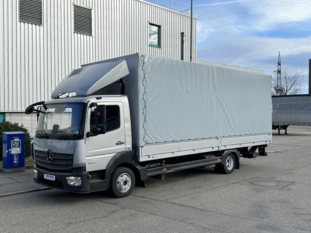 Mercedes-Benz Atego 823L Pritsche 7,2m LBW Klima Automatik - Furgão de toldo: foto 3 Mercedes-Benz Atego 823L Pritsche 7,2m LBW Klima Automatik - Furgão de toldo: foto 3