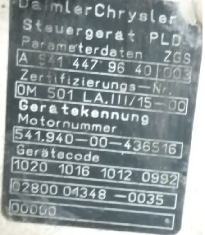 Mercedes-Benz OM 501 LA.III/15-00 Mercedes-Benz ACTROS - Motor de Caminhão: foto 2 Mercedes-Benz OM 501 LA.III/15-00 Mercedes-Benz ACTROS - Motor de Caminhão: foto 2