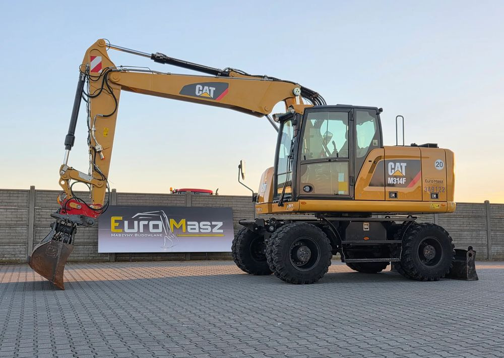 Caterpillar M314F, 2018 ROK, 4200 MTH, 2 ŁYŻKI - Escavadeira de rodas: foto 1 Caterpillar M314F, 2018 ROK, 4200 MTH, 2 ŁYŻKI - Escavadeira de rodas: foto 1