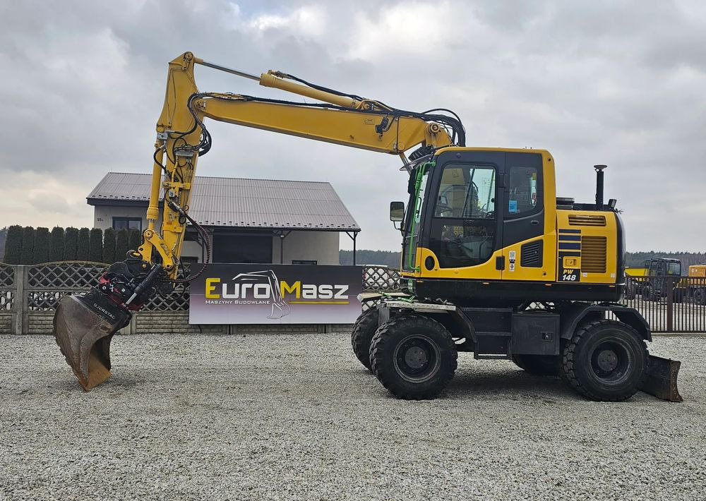 Komatsu PW 148-10, 2016 ROK, SYSTEM LEICA 3D - Escavadeira de rodas: foto 1 Komatsu PW 148-10, 2016 ROK, SYSTEM LEICA 3D - Escavadeira de rodas: foto 1