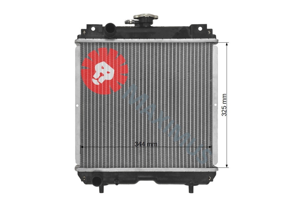 KUBOTA BX1850, BX2350, BX24, BX1860, BX2360, BX25, BX1870, BX2370, BX1870, BX2370, BX2380, BX23, BX1880, BX2380, - Radiador de Mini trator: foto 2 KUBOTA BX1850, BX2350, BX24, BX1860, BX2360, BX25, BX1870, BX2370, BX1870, BX2370, BX2380, BX23, BX1880, BX2380, - Radiador de Mini trator: foto 2