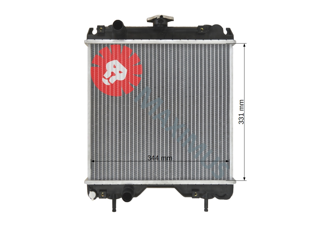 KUBOTA BX2230 , BX22 , BX23 , BX2200 - Radiador de Mini trator: foto 2 KUBOTA BX2230 , BX22 , BX23 , BX2200 - Radiador de Mini trator: foto 2