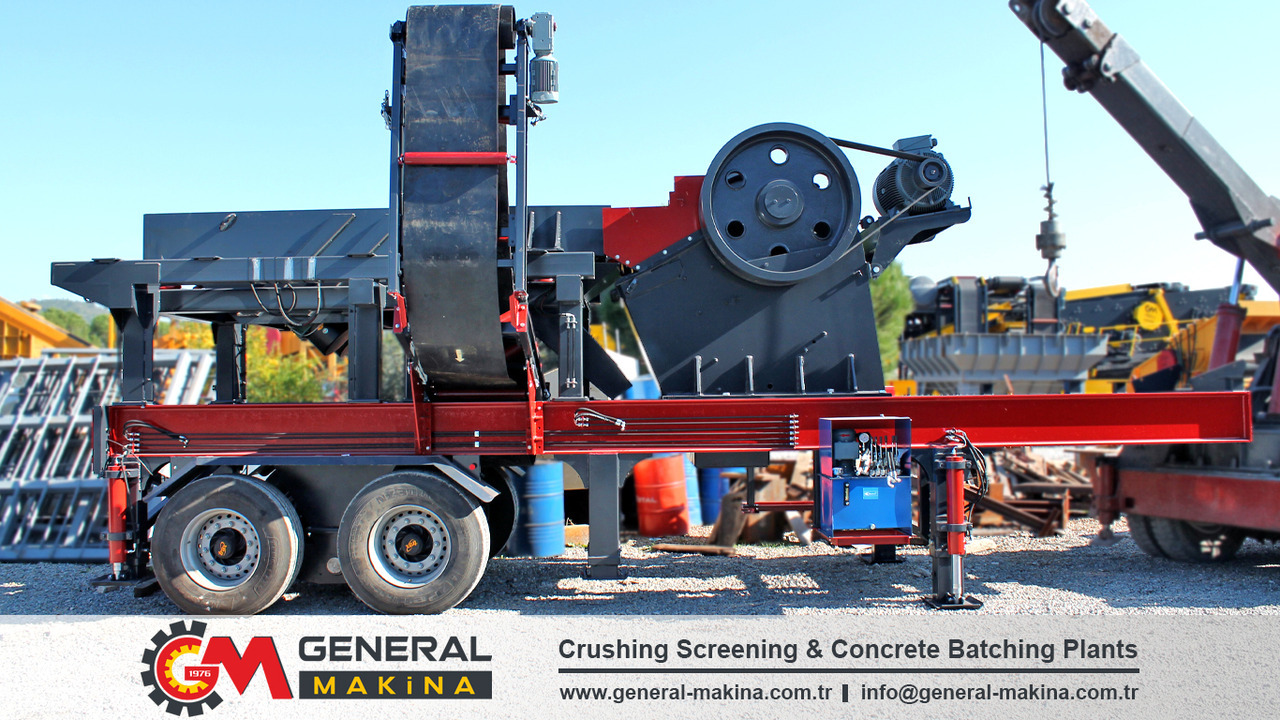 GENERAL MAKİNA Semi Mobile Crushing Plant - Britador de mandíbula: foto 3 GENERAL MAKİNA Semi Mobile Crushing Plant - Britador de mandíbula: foto 3